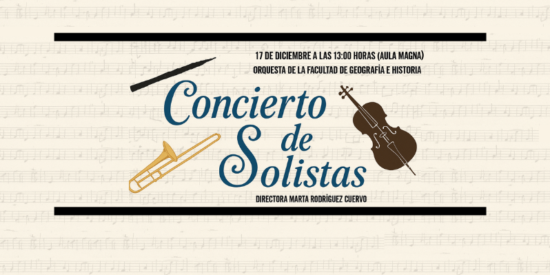 Concierto de la Orquesta de la Facultad de Geografía e Historia